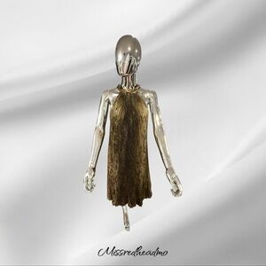 Banana Republic Gold Dress